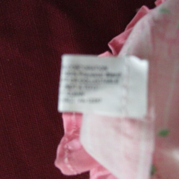 Delton Products rabbit baby Easter basket 16" pink dress display only - Picture 7 of 7